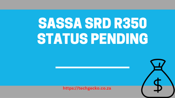 SASSA SRD R350 status pending