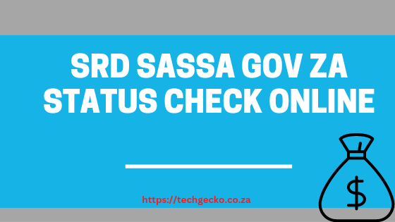 srd sassa gov za status check online
